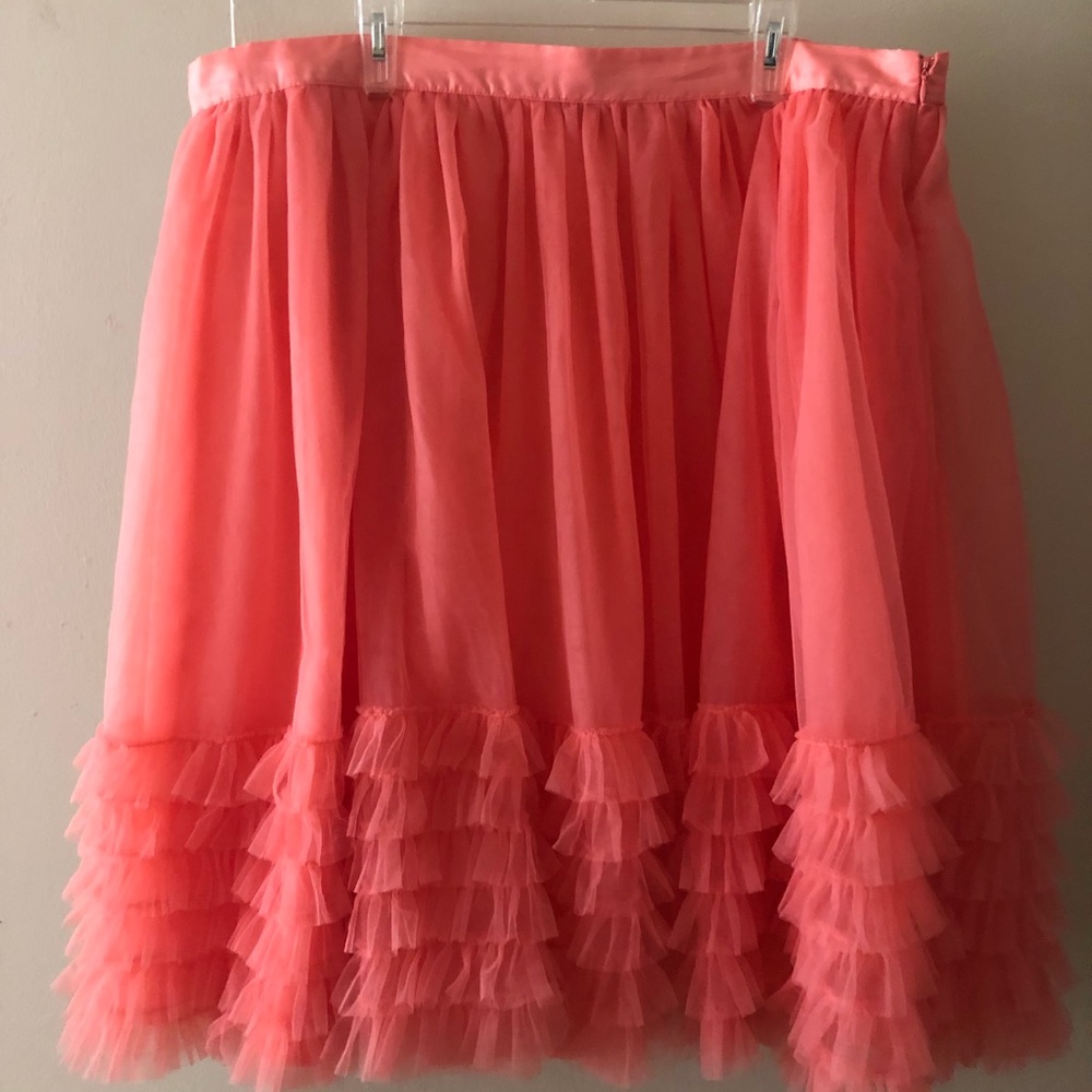 Fluffy Pink Tulle Skirt